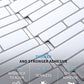 Art3d Thickened Peel and Stick Backsplash Tile Oblong in White, 10 Sheets 12x12in. MEGA