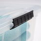 IRIS USA TB Clear Stack & Pull Storage Box, 5 Qt, 10 Count ebuystt