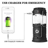Lanterns, Camping Lantern, Solar Lantern Flashlights Charging for Phone, USB Rechargeable Led Camping Lantern, Collapsible & Portable for Emergency, Hurricanes, Power Outage, Storm -JMADENQ