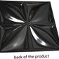 Art3d Matt Black 3D Wall Panel PVC Flower Design Cover 32 Sqft, for Interior Wall Decor in Living Room,Bedroom,Lobby,Office,Shopping Mall MEGA