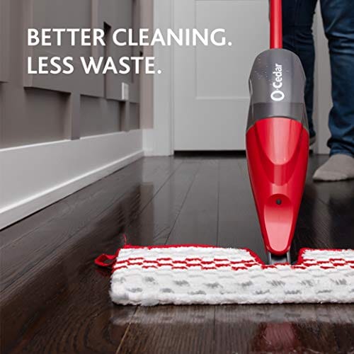 O-Cedar ProMist MAX Microfiber Spray Mop for Laminate & Hardwood Floors, Spray Mop with Reusable Washable Pads, Commercial Mop