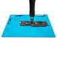 CPB Silicone Repair Mat Heat Resistant Work Mat with Scale Rule and Screw Position for soldering Iron, Electronics, Computer, Cellphone - Blue - S130 / S160 / S180 ebuystt