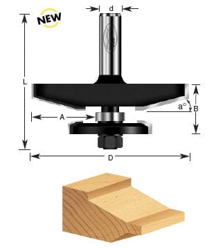 TIMBERLINE ROUTER BIT # 420-54 MEGA