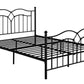 Klossen Metal Queen Bed Black - 422763Q A-Z Store Nadia
