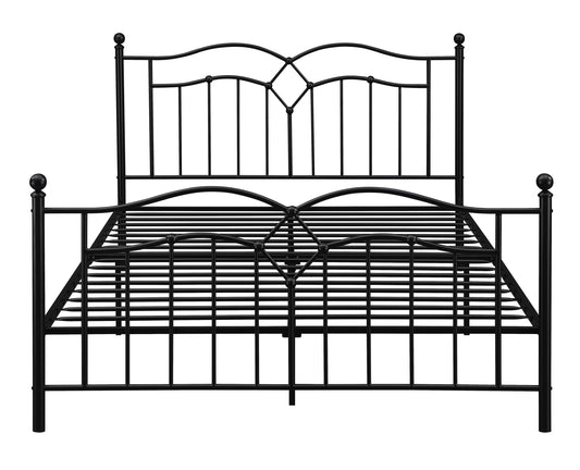 Klossen Metal Queen Bed Black - 422763Q A-Z Store Nadia
