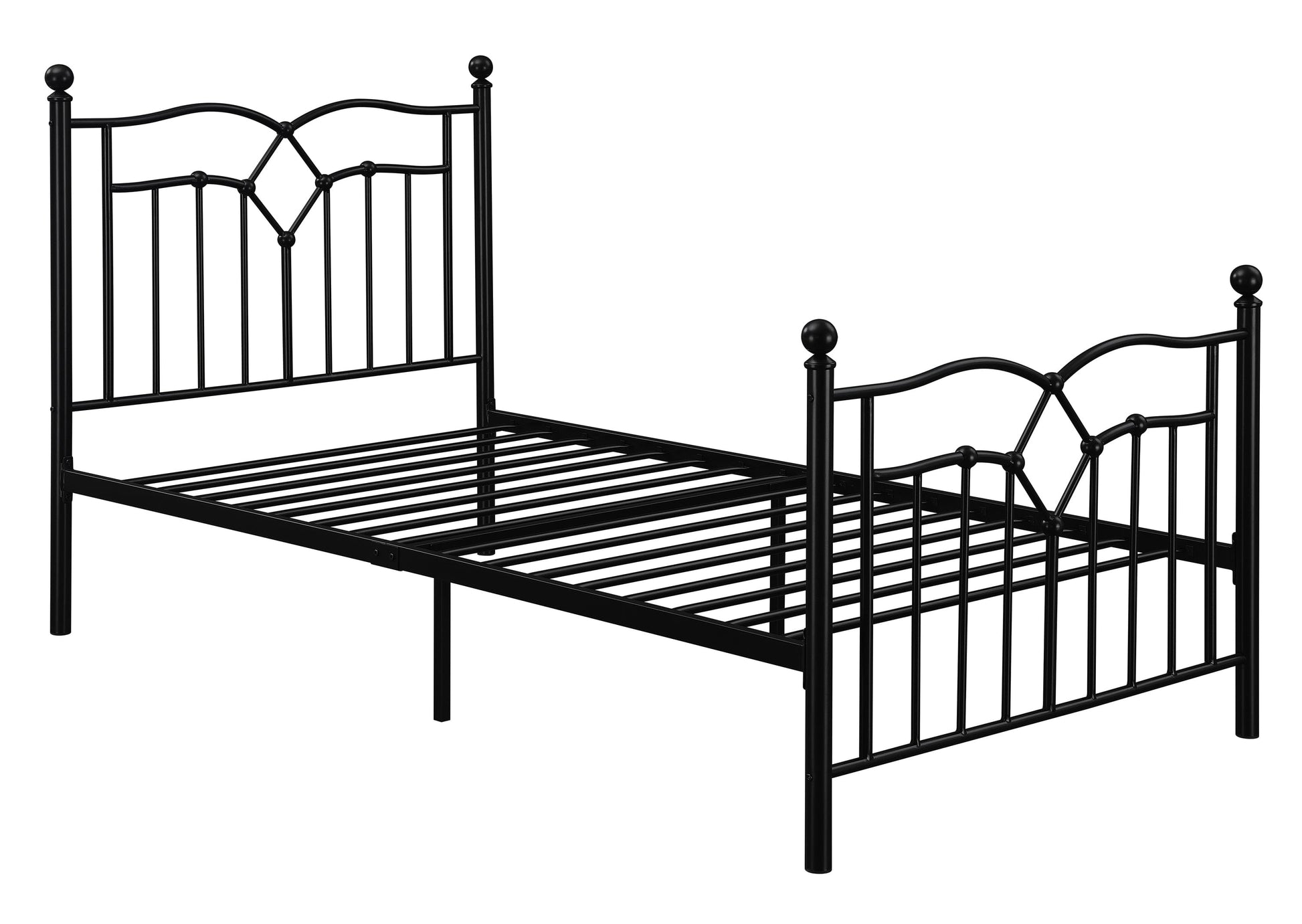 Klossen Metal Twin Bed Black - 422763T A-Z Store Nadia