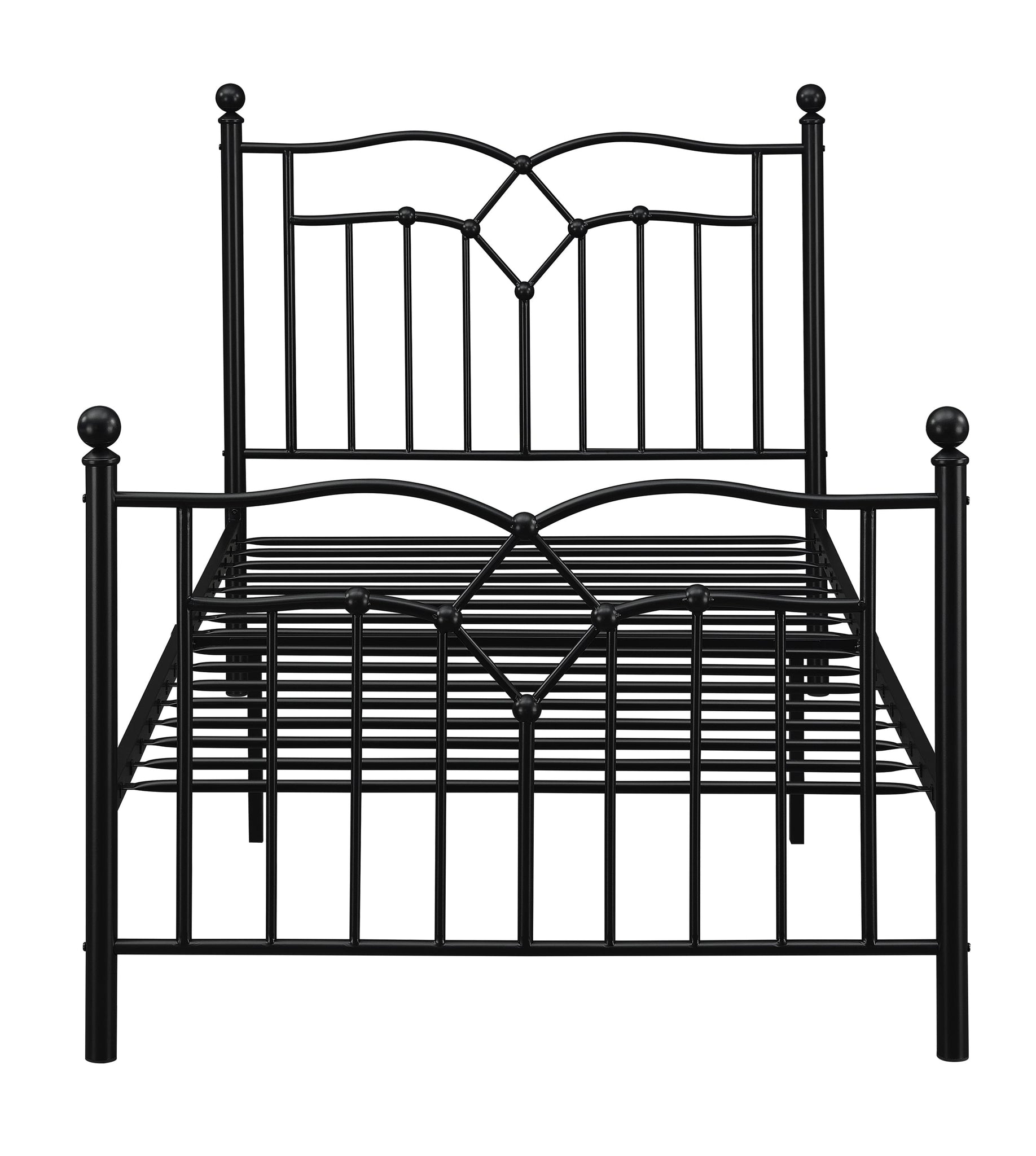 Klossen Metal Twin Bed Black - 422763T