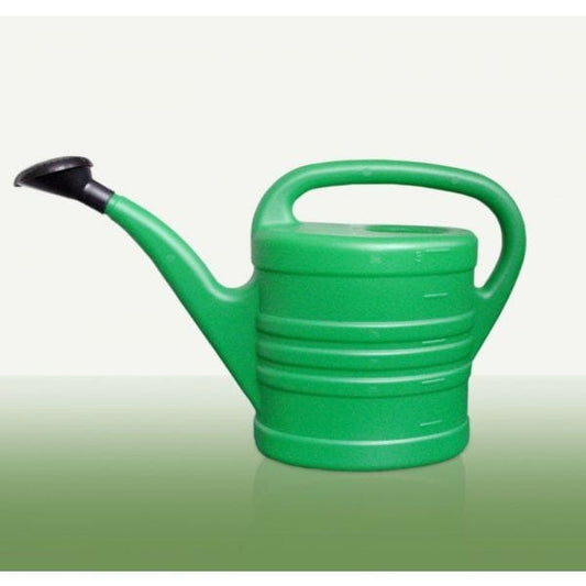 Green, 10 Litre Watering Can, Medium Size, Heavy Duty, Durable Plastic Material - 44841 MEGA