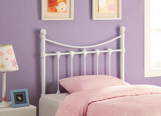 Twin Metal Headboard White - 450101T A-Z Store Nadia