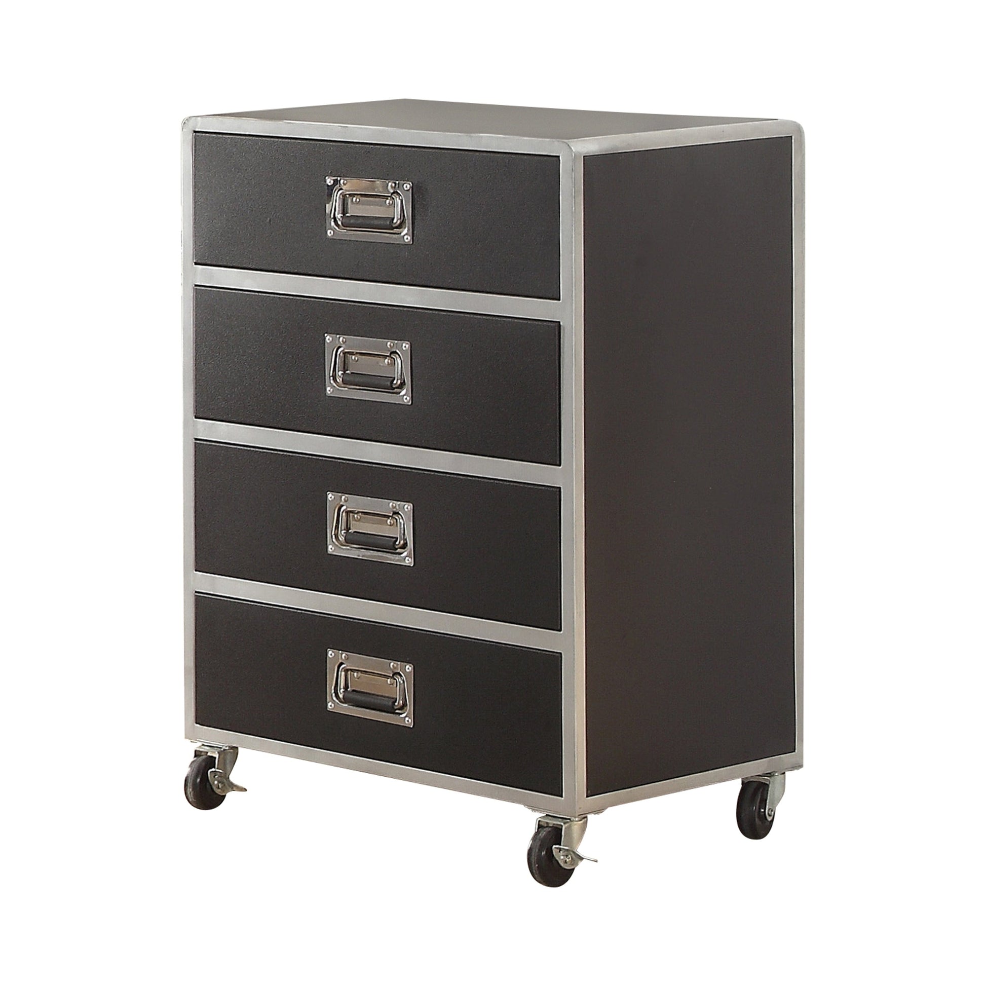 LeClair 4-Drawer Chest Black - 460285 A-Z Store Nadia
