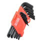 Wolfox 13 Piece Metric Hex Key Set (Allen Wrench Set), 1.3mm - 10.0mm, Forged Carbon Steel, Heat Treated, Plastic Case Included. Ideal for Installing Towel Bars, Tightening Door Handles, Repairing Bicycles, Assembling Furniture and More - WF0573 MEGA