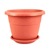 RIMAX FLOWER POT W/SAUCER 30CM BROWN - NT-14846
