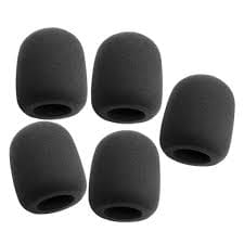 BK- BLACK MIC SPONGES These windscreen packs do it all.The simple design of the Foam Windscreen reduces wind and breath noise, and it keeps your mics clean-49BWS1B