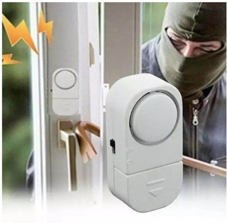 Battery-Powered Door/Window Alarm Add an audible alarm to any window or door in your house. These simple battery powered alarms will alert anyone within earshot that the doors or windows equipped with these alarms have been opened-BPDWA Hannah's Variety Store