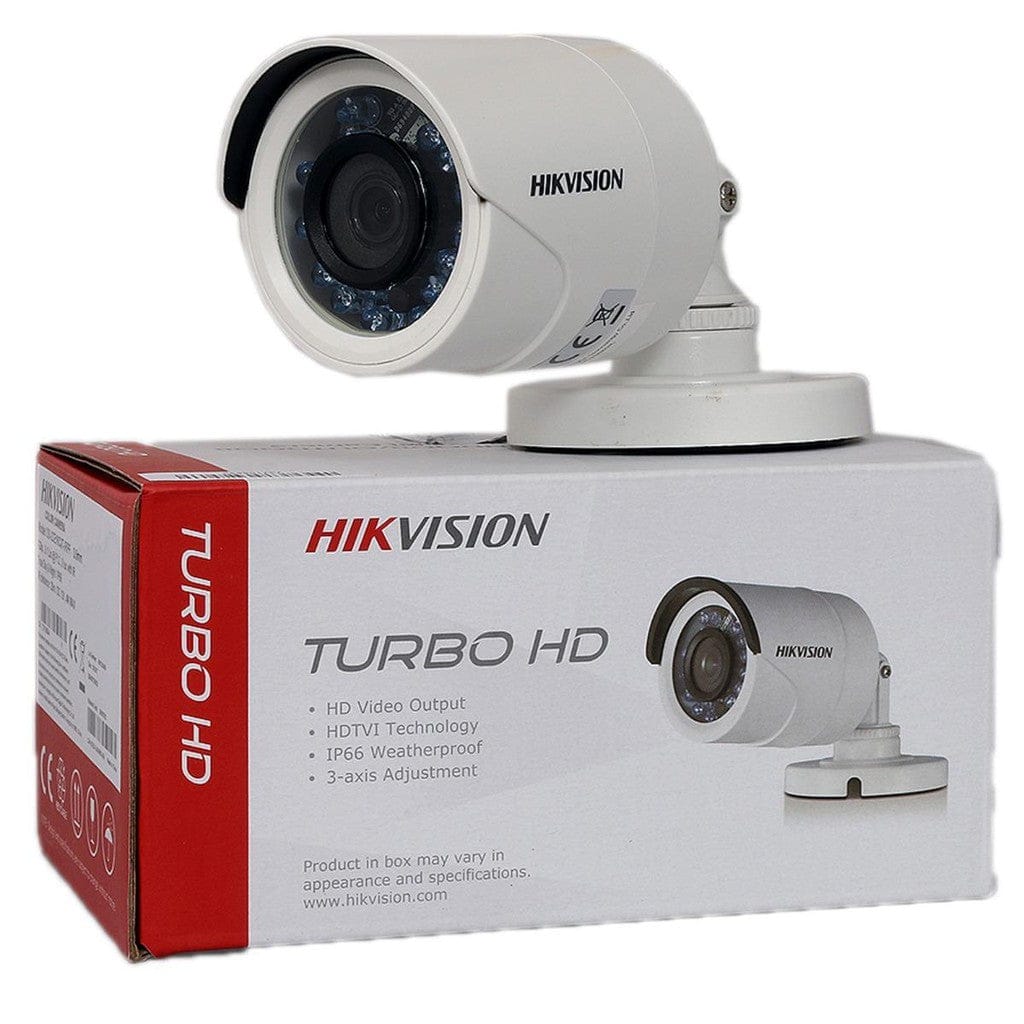Hikvision 1080p/2MP Weatherproof IR 4-in-1 HD Mini-Bullet Camera DS-2CE16D0T-IRF 2.8mm can be used in video surveillance systems based on various types of DVRs-DS-2CE16DOT-IRF Hannah's Variety Store