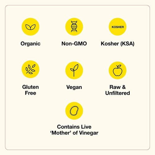 Bragg Organic Apple Cider Vinegar 32 oz is unfiltered to preserve the parent enzymes created during the fermentation process-325263 Hannah's Variety Store