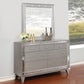 Leighton Beveled Mirror Metallic Mercury Collection: Transform A Sophisticated Space With This Radiant Transitional Mirror, This Mirror Looks Great Above A Mirror. Leighton SKU: 204924 coastmega