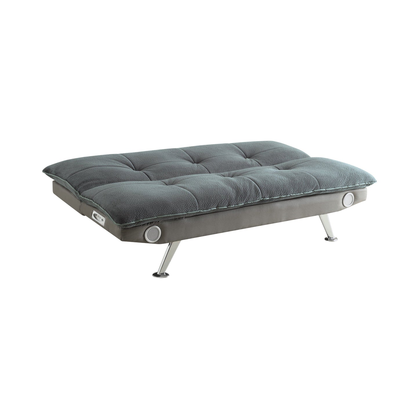 Odel Upholstered Sofa Bed With Bluetooth Speakers Grey Collection: Odel SKU: 500046 coastmega
