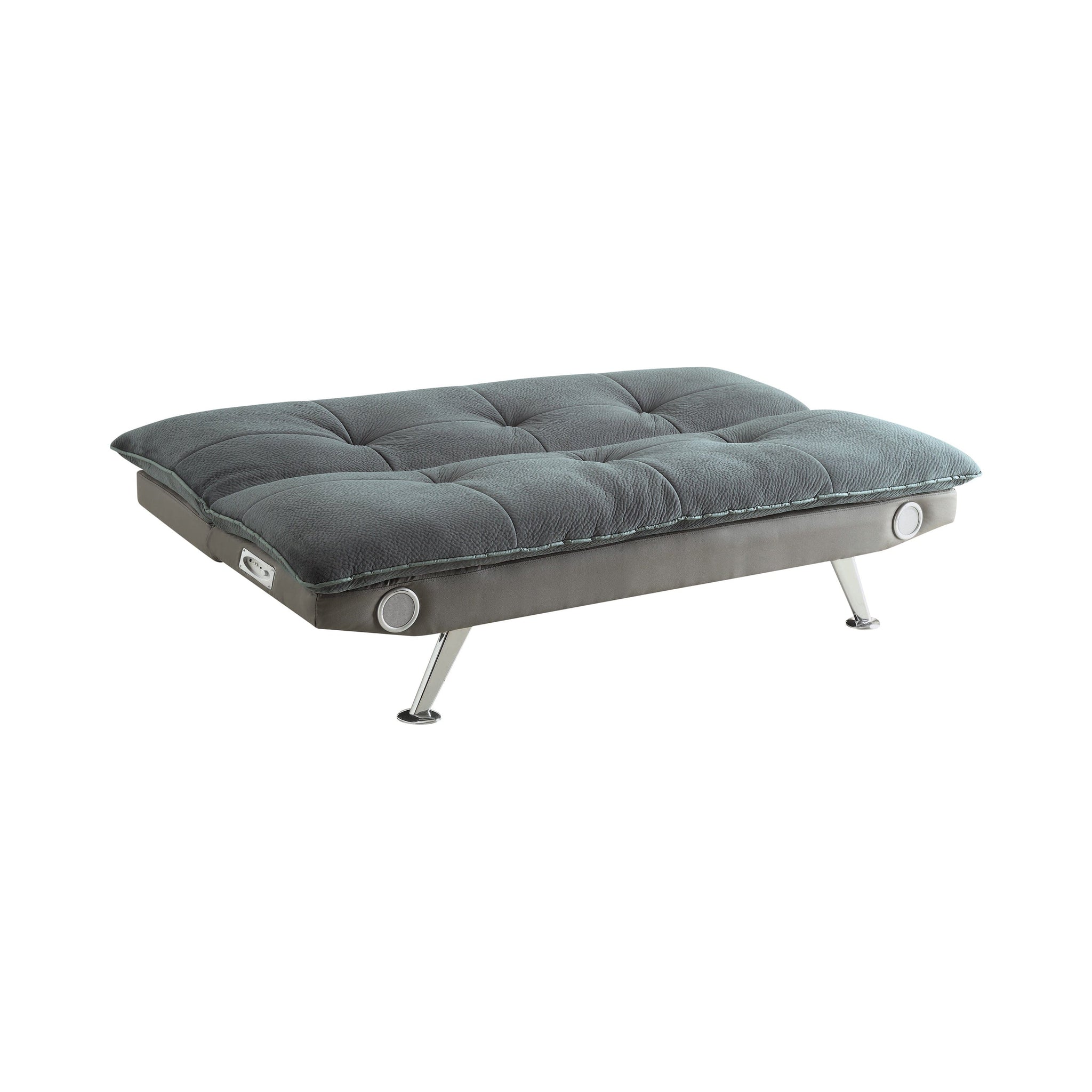 Odel Upholstered Sofa Bed With Bluetooth Speakers Grey Collection: Odel SKU: 500046