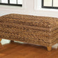 Laughton Hand-Woven Storage Trunk Amber - 500215 A-Z Store Nadia