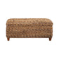 Laughton Hand-Woven Storage Trunk Amber - 500215 A-Z Store Nadia