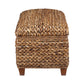 Laughton Hand-Woven Storage Trunk Amber - 500215 A-Z Store Nadia