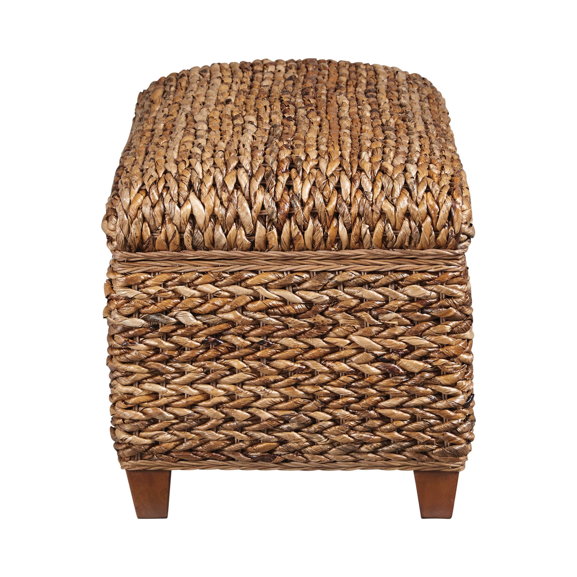 Laughton Hand-Woven Storage Trunk Amber - 500215 A-Z Store Nadia