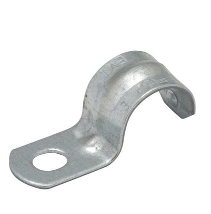 EMT Clamp, 1.20MM, One Hole, Snap On, Zinc Plated - RL-511