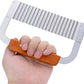 Royal Industries Stainless Steel Serrator 7 inch with Wood Handle This kitchen tool features a highly durable construction which is perfect for commercial use. ROY GR 230 Hannah's Variety Store