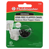 Fluidmaster Chain Flapper Universal This universal part will replace most flapper chains and the kink-free design is made to eliminate tangles and flapper hang-up. #5104.