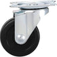 Toolcraft Mobile Plate Rubber Swivel Caster Ideally for for mechanic's creeper, service carts, cabinets, stools & chairs-TC5039  - TC5039 Mega