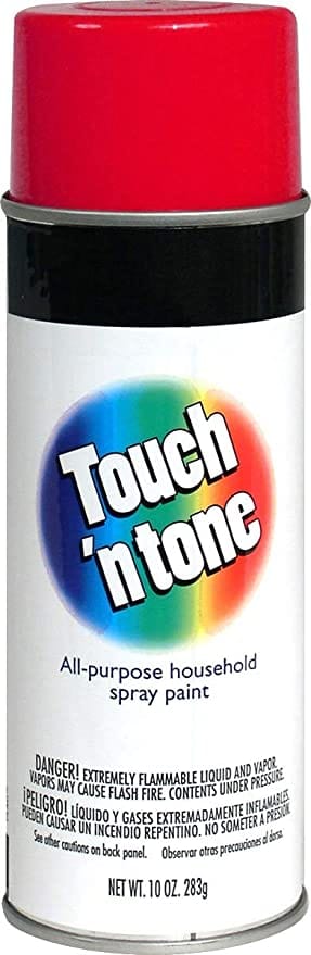 Touch N Tone Spray Paint, General Purpose, Oil Formula, Interior and Exterior Use, 20 Minutes Dry Time. Ideal for Plastic Metal, Wood, Ceramic, Concrete, Paper and More MEGALUXE