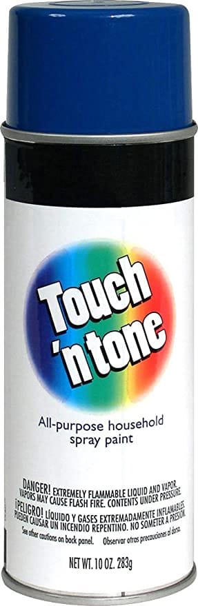Touch N Tone Spray Paint, General Purpose, Oil Formula, Interior and Exterior Use, 20 Minutes Dry Time. Ideal for Plastic Metal, Wood, Ceramic, Concrete, Paper and More MEGALUXE