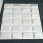 Art3d Decorative PVC Wall Panels, 32 Square Feet, 3D Rectangle MEGA