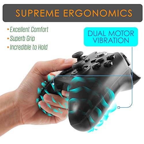 Insten Wireless Pro Controller for Nintendo Switch, Insten Wireless Pro Gaming Controller Bluetooth Gamepad Joypad Remote Compatible With Nintendo Switch / Lite Version, Black (with USB charging cable: Video Games ebuystt