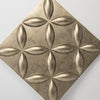 Art3d Texture 3D Wall Panels, PVC Wall Panels for Interior Wall Decor Pack of 12 Tiles 32 Sq Ft, Antique Gold, 19.7