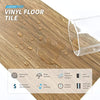 Art3d 36-Pack 54 Sq.ft Peel and Stick Floor Tiles Vinyl Plank Flooring Wood Look, Adhesive and Waterproof Tile Sticker for Bedroom, Living Room, Kitchen, RV in Ashtree