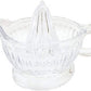 Tablecraft Glass Juicer, Clear Measures 6 inch diameter Easy to clean, dishwasher safe Dimensions: 8.5 x 6 x 3.25 When life hands you lemons, grab TableCrafts glass juicer with handle, and make lemonade-H223 Hannah's Variety Store