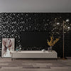 Art3d PVC 3D Diamond Wall Panel Jagged Matching-Matt Black, for Residential and Commercial Interior Decor