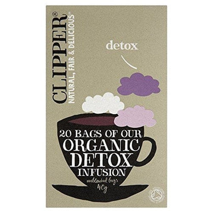 Clipper Organic Detox Infusion (20 Tea Bags) Tasty Clipper Organic Detox Infusion with a unique blend of cleansing and vitalizing herbs -5021991941740