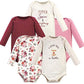 Hudson Baby Unisex Cotton Bodysuits, Girl Baby Bear Long-Sleeve 5-Pack, 0-3 Months (3M): Clothing ebuystt