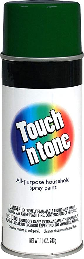 Touch N Tone Spray Paint, General Purpose, Oil Formula, Interior and Exterior Use, 20 Minutes Dry Time. Ideal for Plastic Metal, Wood, Ceramic, Concrete, Paper and More MEGALUXE
