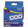 Avery Hole Reinforcements, White, 1000/Pack, PK - AVE05720 : Paper Reinforcements : Office Products