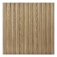 Art3d Slat Wall Panel, 3D Fluted Textured Panel 12-Tile 19.7 x 19.7in. - Walnut MEGA