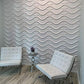 Art3d Decorative 3D Wall Panels in Modern Wall Design, 19.7"x19.7" Matt White (12 Pack) MEGA