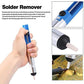 Metal Desoldering Pump, Solder Sucker - Desoldering Vacuum Pump Solder Remover The solder sucker can be used for broad place, which the solder wick can be used for small-50B410 Hannah's Variety Store