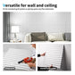 Art3d Slat Wall Panel, 3D Fluted Textured Panel 12-Tile 19.7 x 19.7in. - White MEGA