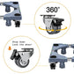 IREMMO Washing Machine Stand Base Furniture Dolly Mini Fridge Stand with 8 Strong Feet and 4 Wheels Refrigerator Stand Washer and Dryer pedestal Mobile Roller Dolly Cart with Wheels for Appliance ebuys