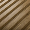 Art3d Slat Wall Panel, 3D Fluted Textured Panel 12-Tile 19.7 x 19.7in. - Walnut