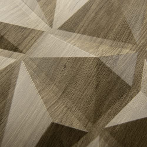 Art3d Textures 3D Wall Panels Wood Diamond Design for Interior Wall Decor Pack of 12 Tiles 32 Sq Ft (PVC) MEGA